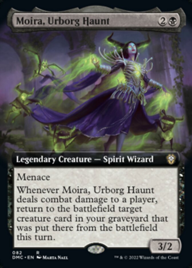 Moira, Urborg Haunt (Extended Art) [Dominaria United Commander] | Magic Magpie