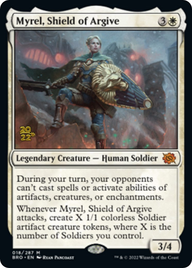 Myrel, Shield of Argive [The Brothers' War: Prerelease Promos] | Magic Magpie