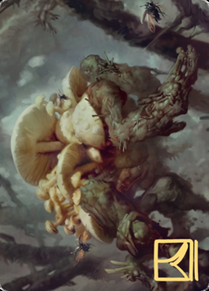 Swarm Shambler Art Card (Gold-Stamped Signature) [Zendikar Rising Art Series] | Magic Magpie