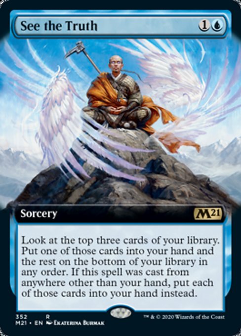 See the Truth (Extended Art) [Core Set 2021] | Magic Magpie