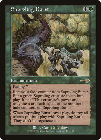 Saproling Burst [Nemesis] | Magic Magpie