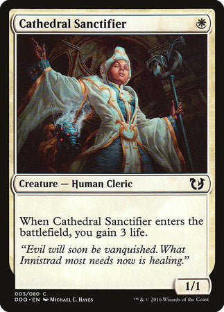 Cathedral Sanctifier [Duel Decks: Blessed vs. Cursed] | Magic Magpie