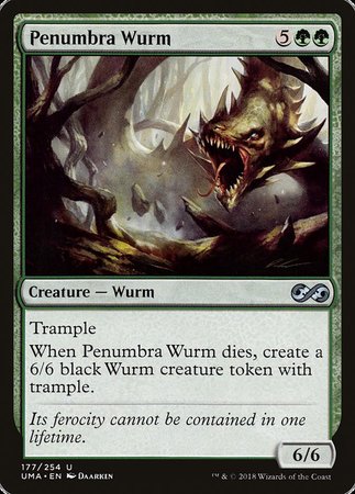 Penumbra Wurm [Ultimate Masters] | Magic Magpie