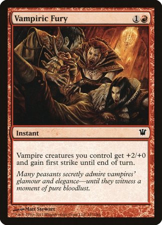 Vampiric Fury [Innistrad] | Magic Magpie