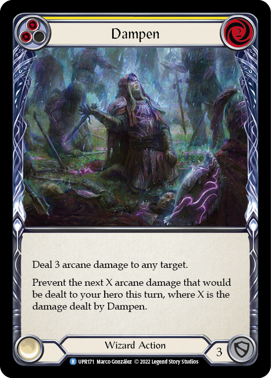 Dampen (Yellow) [UPR171] (Uprising)  Rainbow Foil | Magic Magpie