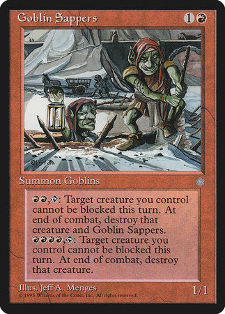 Goblin Sappers [Ice Age] | Magic Magpie