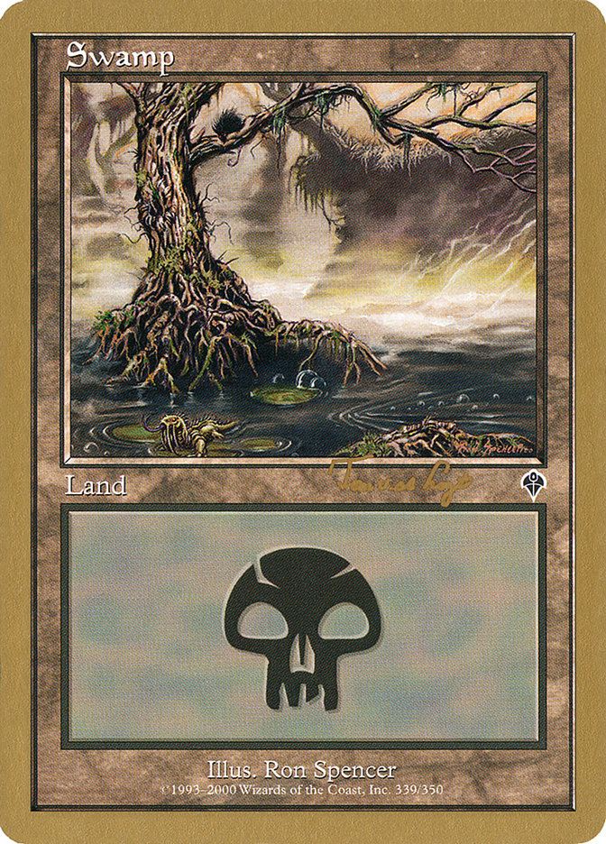 Swamp (tvdl339) (Tom van de Logt) [World Championship Decks 2001] | Magic Magpie