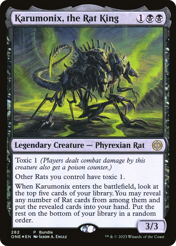 Karumonix, the Rat King (Bundle) [Phyrexia: All Will Be One] | Magic Magpie