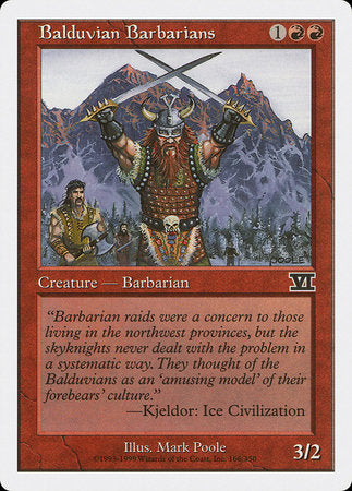 Balduvian Barbarians [Classic Sixth Edition] | Magic Magpie