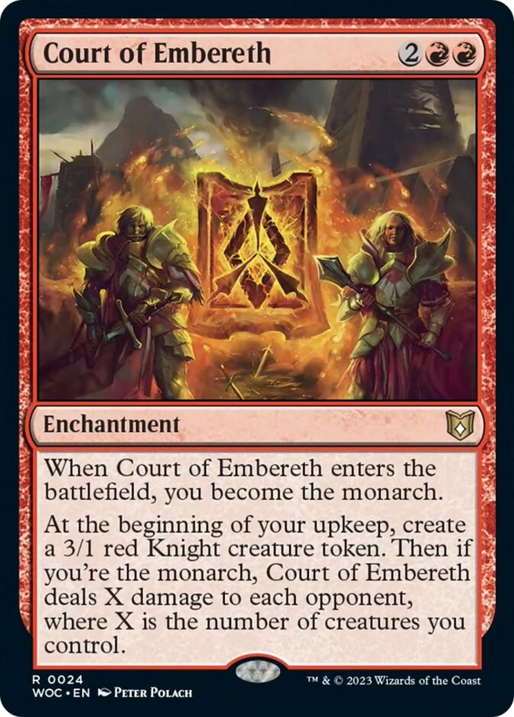 Court of Embereth [Wilds of Eldraine Commander] | Magic Magpie