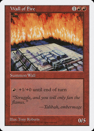 Wall of Fire [Fifth Edition] | Magic Magpie