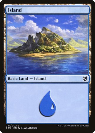 Island (291) [Commander 2019] | Magic Magpie