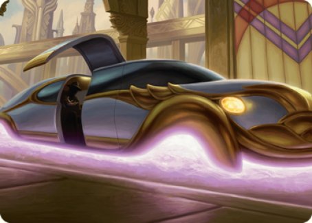 Mysterious Limousine Art Card [Streets of New Capenna Art Series] | Magic Magpie