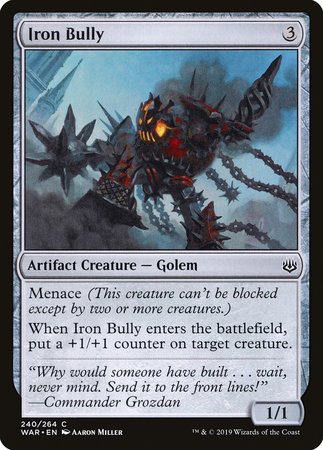 Iron Bully [War of the Spark] | Magic Magpie