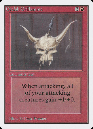Orcish Oriflamme [Unlimited Edition] | Magic Magpie
