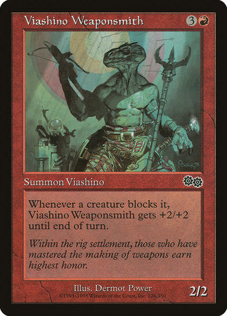 Viashino Weaponsmith [Urza's Saga] | Magic Magpie