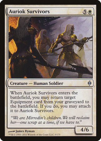 Auriok Survivors [New Phyrexia] | Magic Magpie