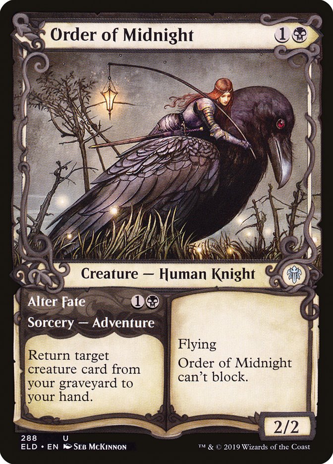 Order of Midnight // Alter Fate (Showcase) [Throne of Eldraine] | Magic Magpie
