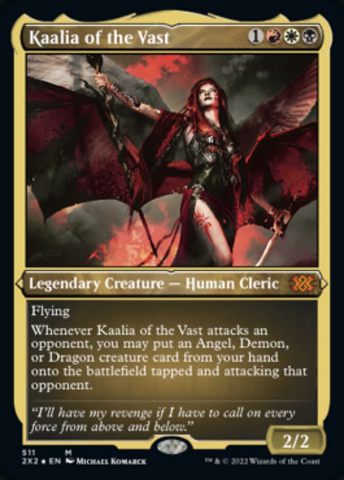 Kaalia of the Vast (Foil Etched) [Double Masters 2022] | Magic Magpie