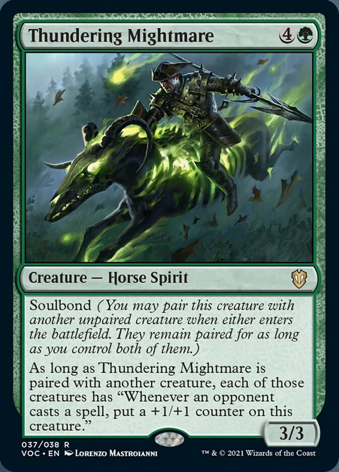 Thundering Mightmare [Innistrad: Crimson Vow Commander] | Magic Magpie