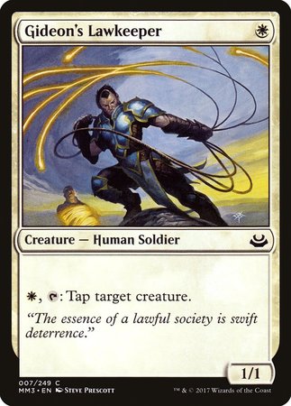 Gideon's Lawkeeper [Modern Masters 2017] | Magic Magpie