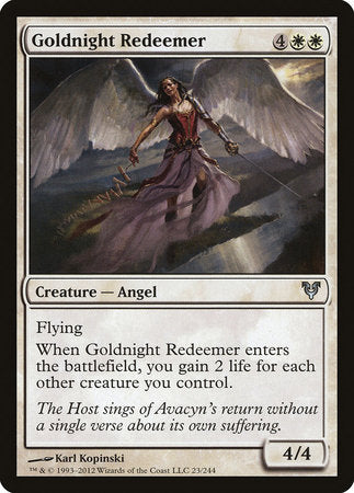 Goldnight Redeemer [Avacyn Restored] | Magic Magpie