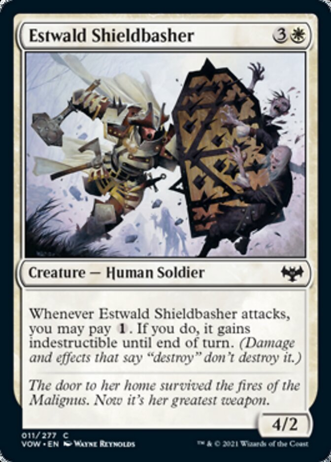 Estwald Shieldbasher [Innistrad: Crimson Vow] | Magic Magpie