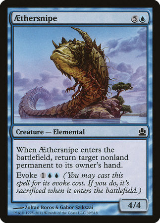 Aethersnipe [Commander 2011] | Magic Magpie