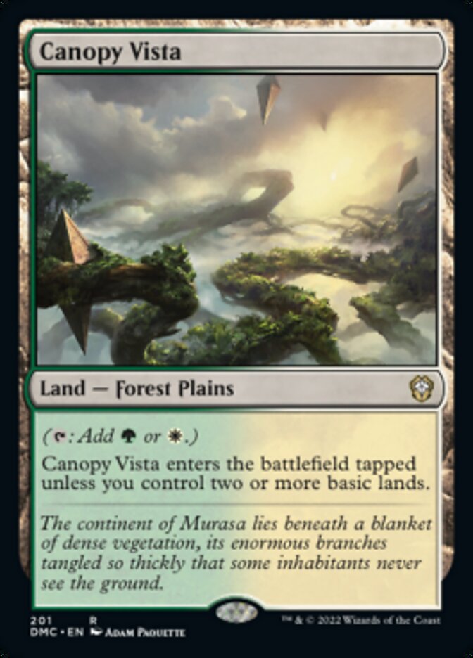 Canopy Vista [Dominaria United Commander] | Magic Magpie