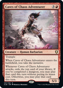 Caves of Chaos Adventurer [Commander Legends: Battle for Baldur's Gate] | Magic Magpie