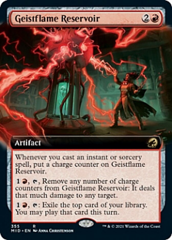 Geistflame Reservoir (Extended) [Innistrad: Midnight Hunt] | Magic Magpie