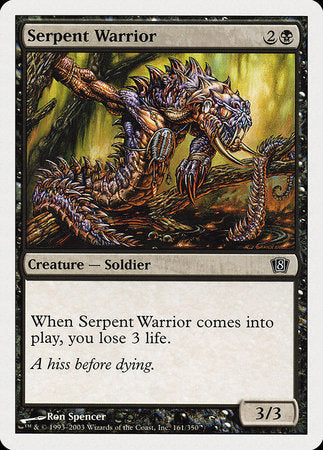 Serpent Warrior [Eighth Edition] | Magic Magpie