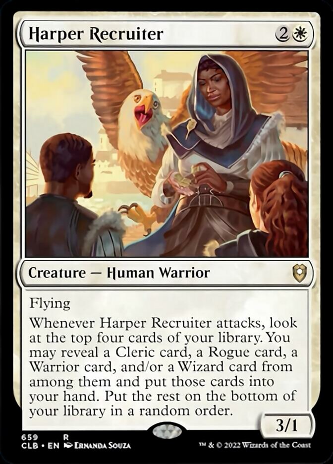 Harper Recruiter [Commander Legends: Battle for Baldur's Gate] | Magic Magpie