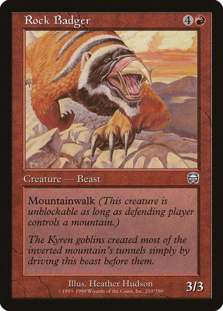 Rock Badger [Mercadian Masques] | Magic Magpie