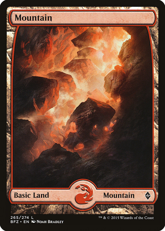 Mountain (265) [Battle for Zendikar] | Magic Magpie