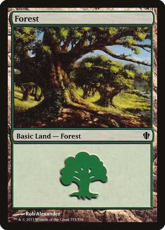 Forest (353) [Commander 2013] | Magic Magpie