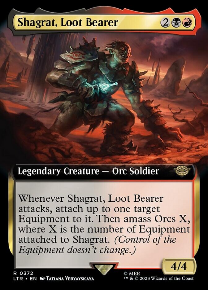 Shagrat, Loot Bearer (Extended Art) [The Lord of the Rings: Tales of Middle-Earth] | Magic Magpie