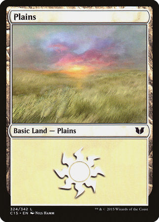Plains (324) [Commander 2015] | Magic Magpie