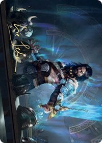 Halvar, God of Battle Art Card (Gold-Stamped Signature) [Kaldheim: Art Series] | Magic Magpie