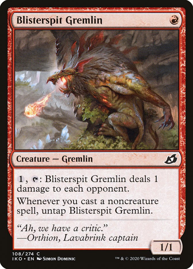 Blisterspit Gremlin [Ikoria: Lair of Behemoths] | Magic Magpie