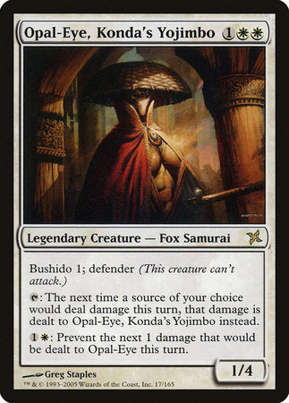 Opal-Eye, Konda's Yojimbo [Betrayers of Kamigawa] | Magic Magpie