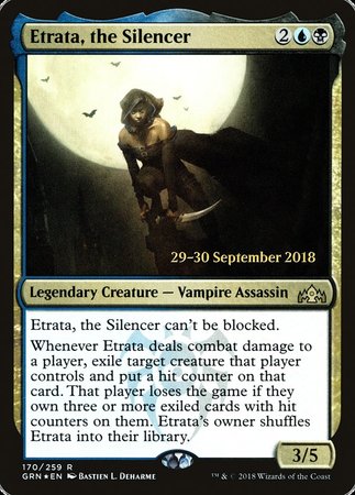 Etrata, the Silencer [Guilds of Ravnica Promos] | Magic Magpie