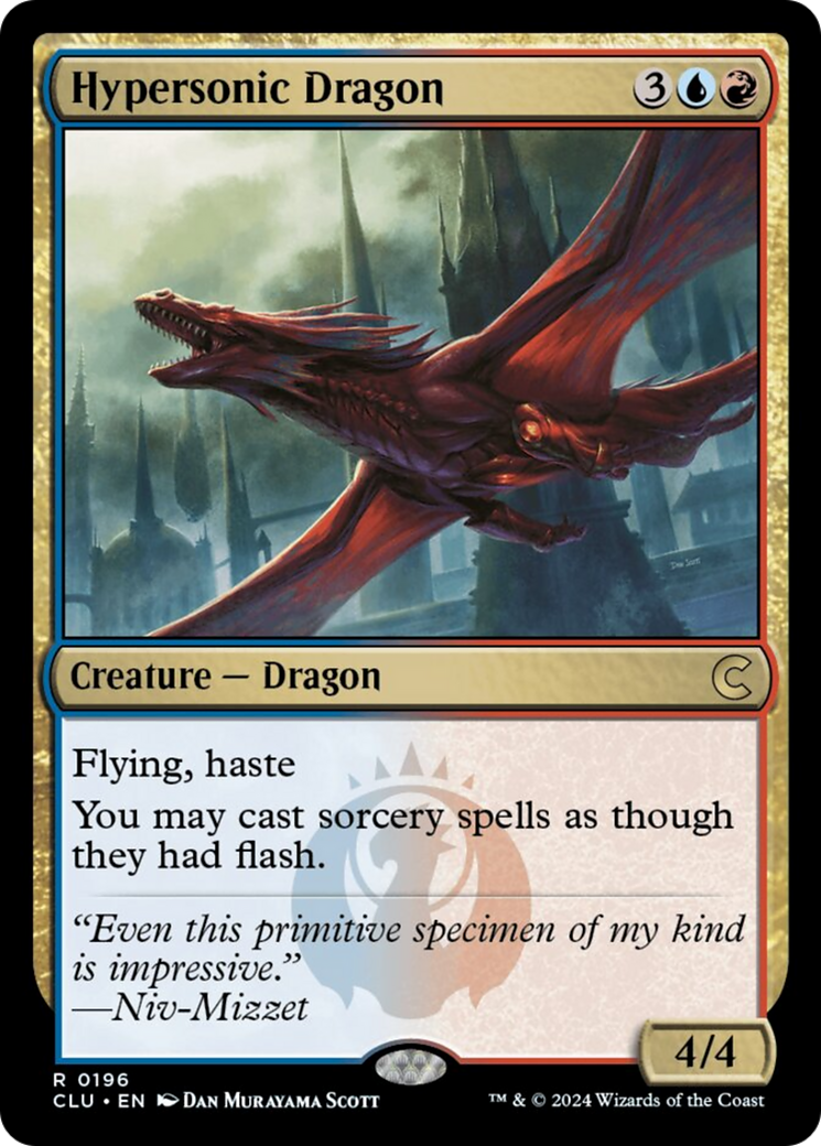 Hypersonic Dragon [Ravnica: Clue Edition] | Magic Magpie