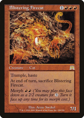 Blistering Firecat [Onslaught] | Magic Magpie