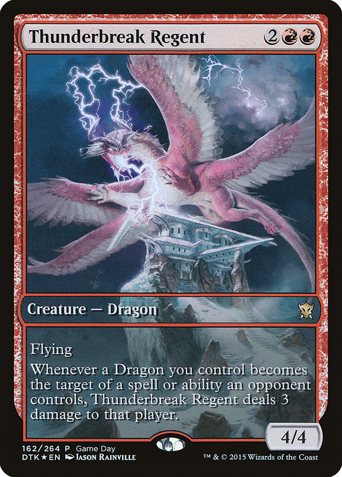 Thunderbreak Regent (Game Day) [Dragons of Tarkir Promos] | Magic Magpie