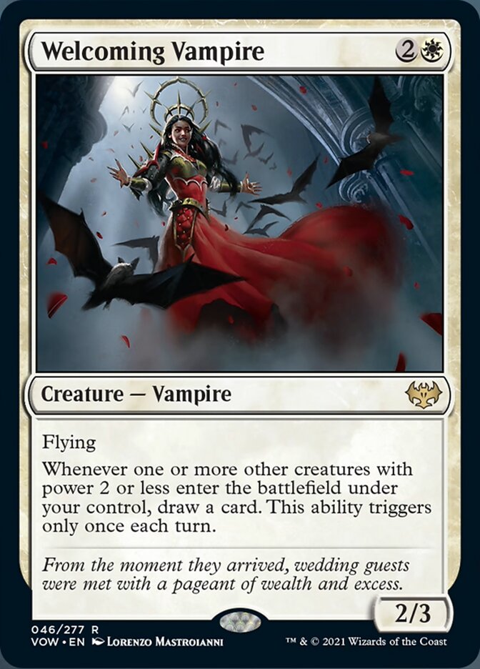 Welcoming Vampire [Innistrad: Crimson Vow] | Magic Magpie