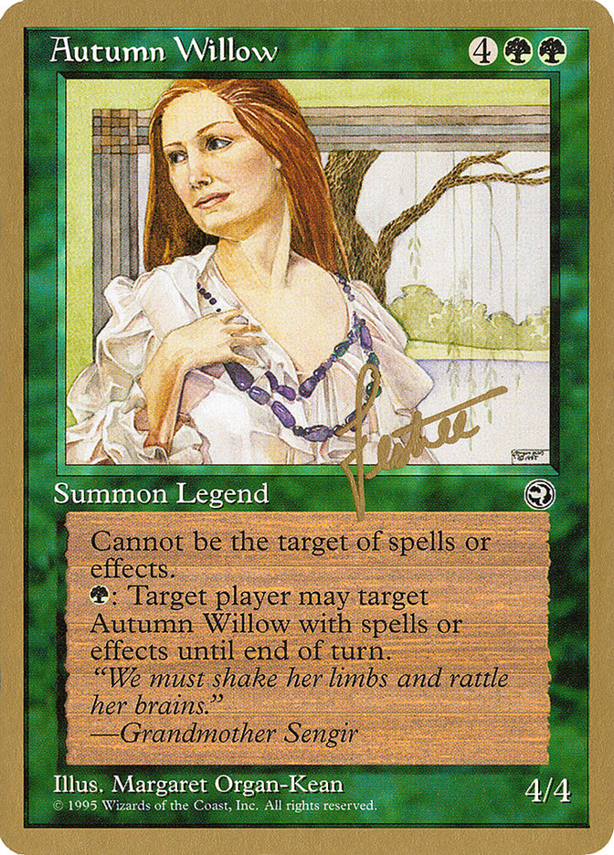 Autumn Willow (Bertrand Lestree) [Pro Tour Collector Set] | Magic Magpie