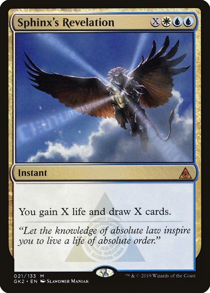 Sphinx's Revelation [Ravnica Allegiance Guild Kit] | Magic Magpie