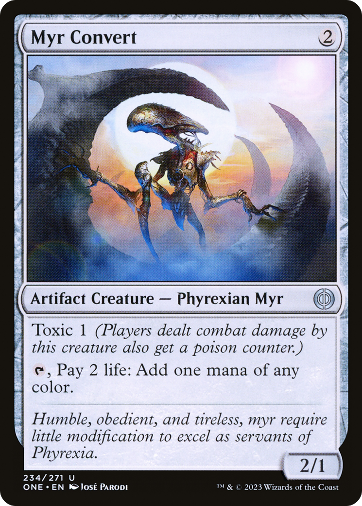 Myr Convert [Phyrexia: All Will Be One] | Magic Magpie