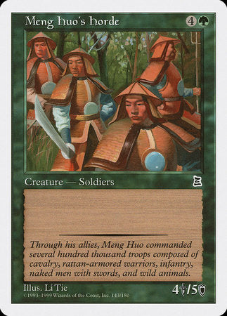 Meng Huo's Horde [Portal Three Kingdoms] | Magic Magpie